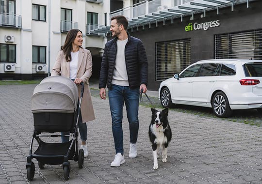 Baby friendly a dog friendly hotel Brno