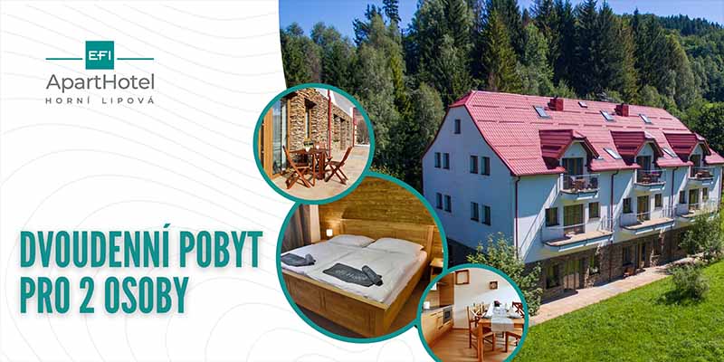 Voucher - dvoudenní pobyt pro 2 osoby - EFI ApartHotel