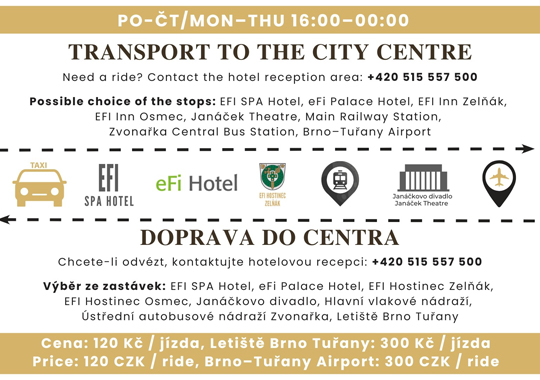 shuttle bus rezervace